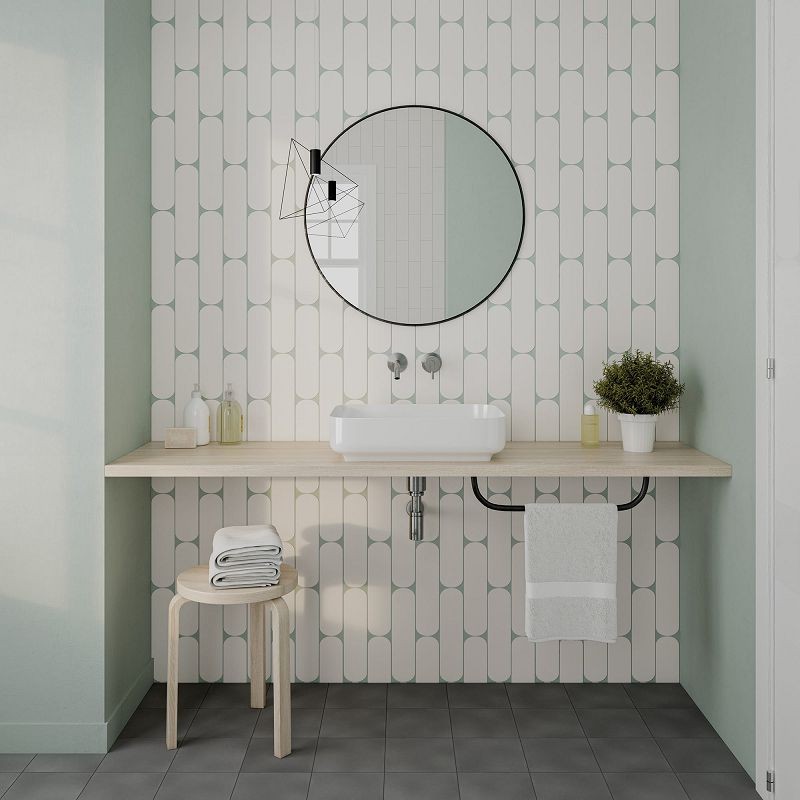 WOW Grace O White Matt 7,5x30 płytki ścienne cegiełki 155965