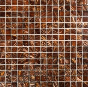 Mozaika z muszli brązowa perła Dell Arte Bisanzio Light 32,7x32,7