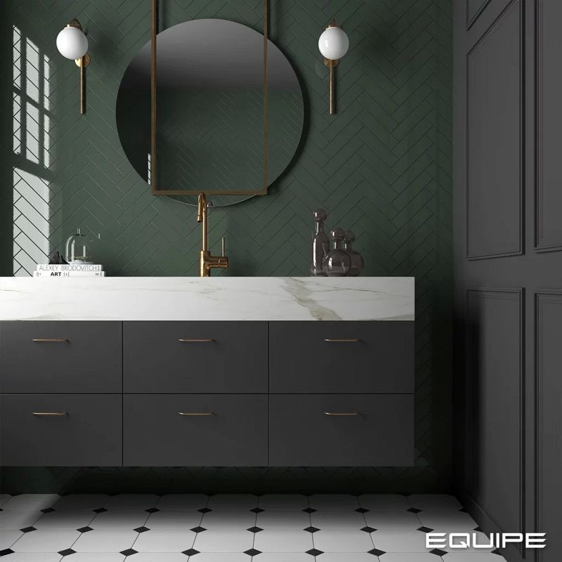 Equipe Costa Nova Laurel Green 5x20 płytki cegiełki 127201