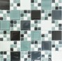 Mozaika szkło czarna biała szara Metropol MM 1151 30,0 x 30,0 85541