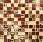 Mozaika mix szkło kamień mały kwadrat patchwork kolorowy wzór Metropol MM 1196 30,0 x 30,0 80296