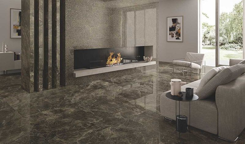 Emil Ceramica Tele Di Marmo Frappuccino Pollock Full Lappato Rett. 90x90 ED3D płytka gresowa 126230