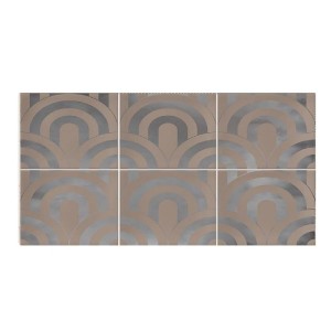 Vives Hanami Takada Nuez Plata 23x33,5 płytki ścienne