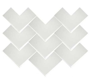 WOW Boho Elle White Matt 20x20 płytka ścienna