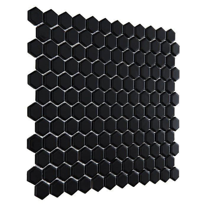 Dunin Mini Hexagon Black 26x30 mozaika heksagonalna 103588