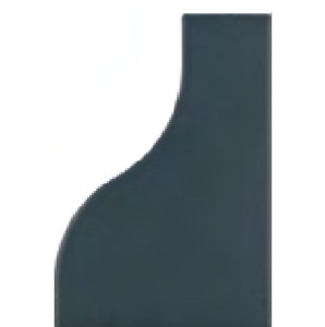 Equipe Curve Ink Blue Matt 8,3x12 płytki ścienne dekoracyjne