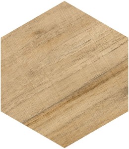 Vives Hexagono Gama Miele 23x26,6 płytki heksagonalne drewnopodobne
