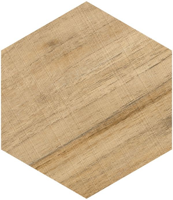 Vives Hexagono Gama Miele 23x26,6 płytki heksagonalne drewnopodobne 153408