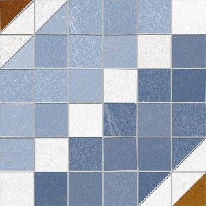 Vives Seine Marly-R Azul 20x20 płytki patchworkowe gresowe