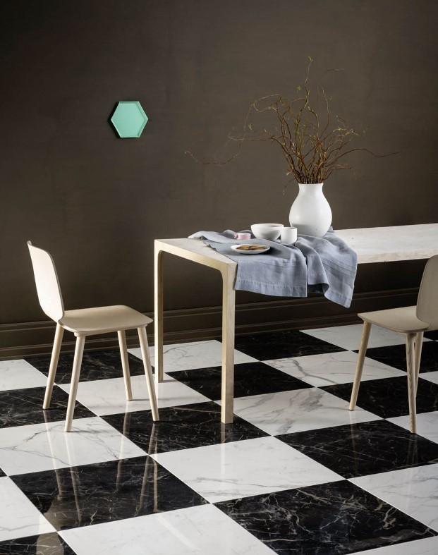 Płytki imitujące marmur Marazzi Allarble Altissimo 87x87 16302