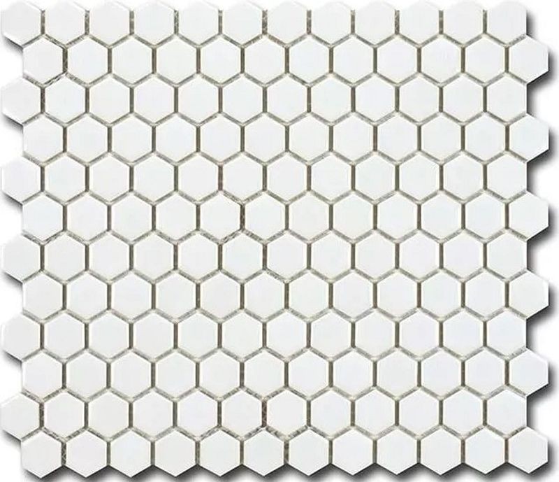 Mozaika Dekoracyjna 036047 Hexagon Blanco Mat 26,0x30,0 104119
