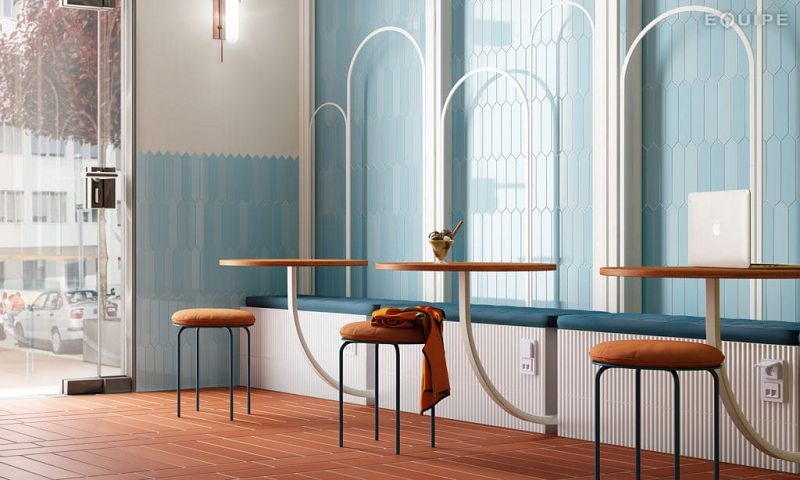 Equipe Arrow Caribbean Blue 5x25 płytki ścienne 126778