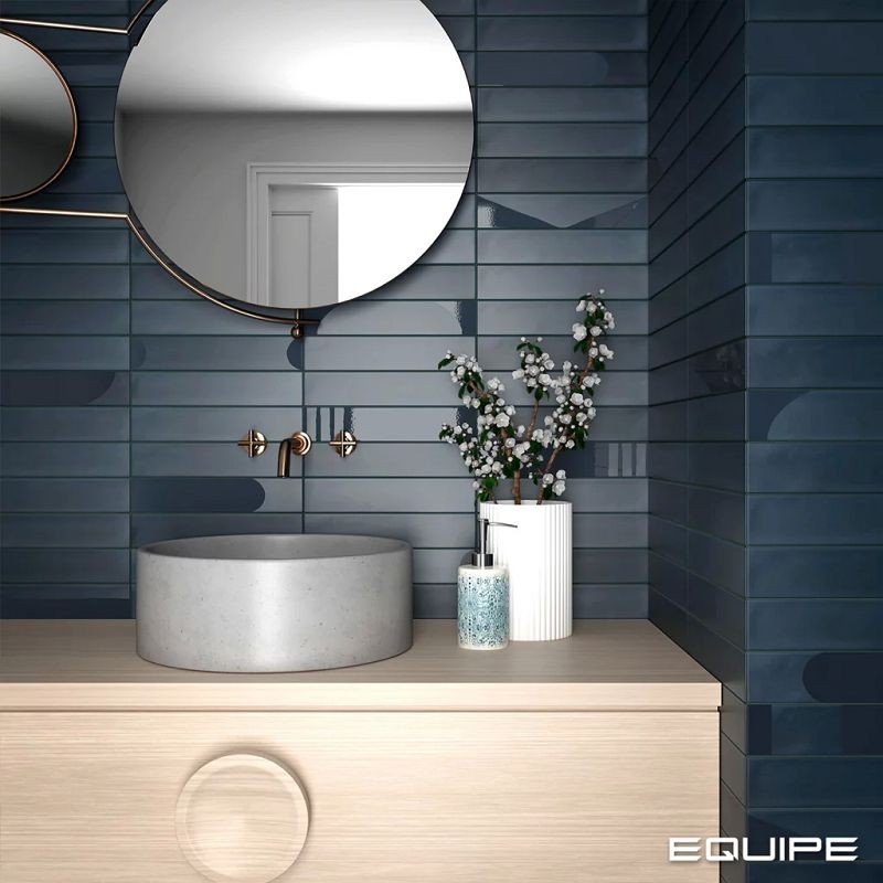 Equipe Wadi Decor Indaco 6x30 płytki cegiełki dekoracyjne 128805