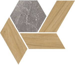 Vives Mosaico Lesnaya-SP Gris 20x17,5 mozaiki kamienne gresowe
