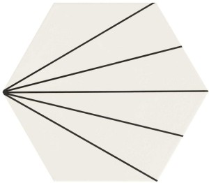 Realonda Venus White 28,5x33 płytka heksagonalna