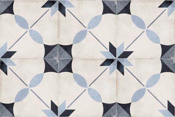 Equipe Art Nouveau Arcade Blue 20x20 płytka gresowa patchwork 164583