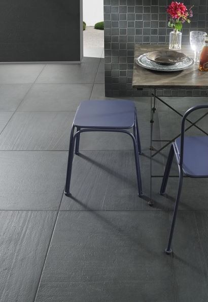 Gres podłogowy efekt betonu czarny Fioranese Blend Gomma 0BE360R 30x60 74007