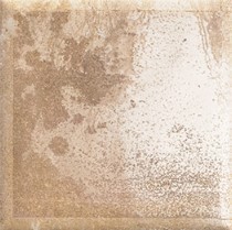 Płytki metalizowane rdzawe beżowe Mainzu Tin Tile Cream 20x20