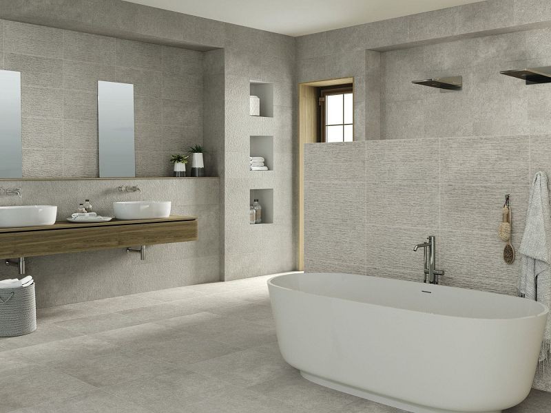Baldocer Ozone Grey 60x60 płytki betonowe gresowe 116913
