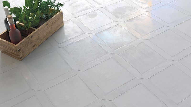 WOW Chateau White Gloss 18,5x18,5 płytka gresowa 165912