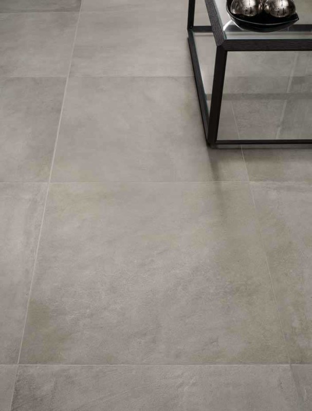 Płytki podłogowe imituące beton szare matowe Ceaser Wide Fog Rett 60x60 crp 101520
