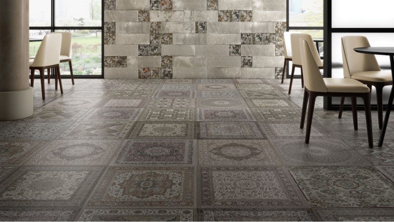 Płytki patchworkowe wzorzyste Aparic Kilim Nain Natural_59,55x59,55 66308