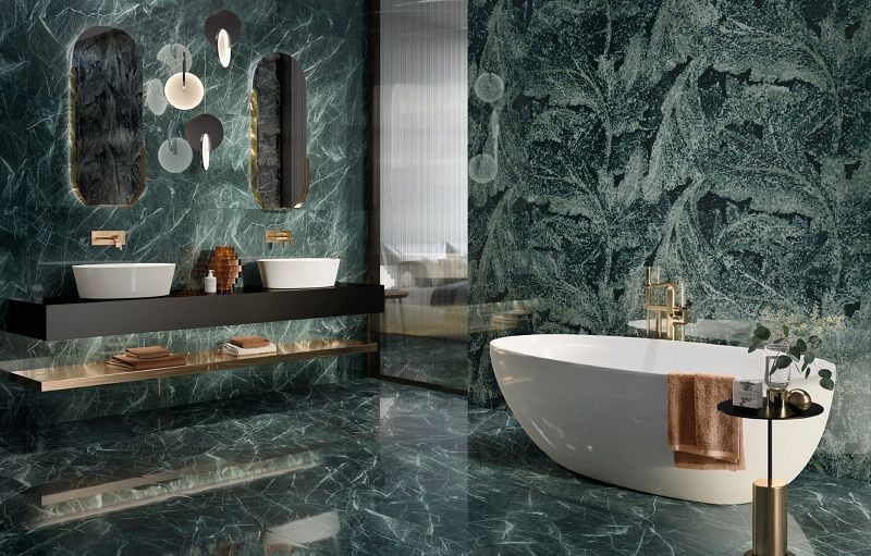 Emil Ceramica Tele Di Marmo Revolution Verde Saint Denis Full Lappato Rett. 30x60 EHAL płytka gresowa 126393