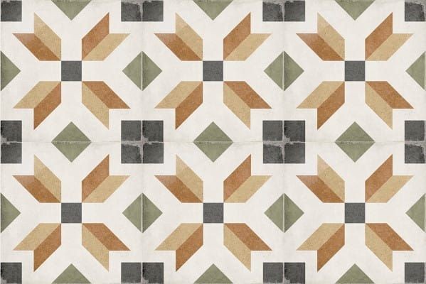 Equipe Art Nouveau Empire Colour 20x20 płytka gresowa patchwork 164591