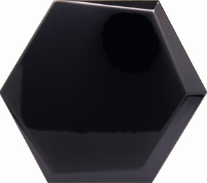 Płytki hexagonalne Dekus Cuna Negro Brillo 17x15
