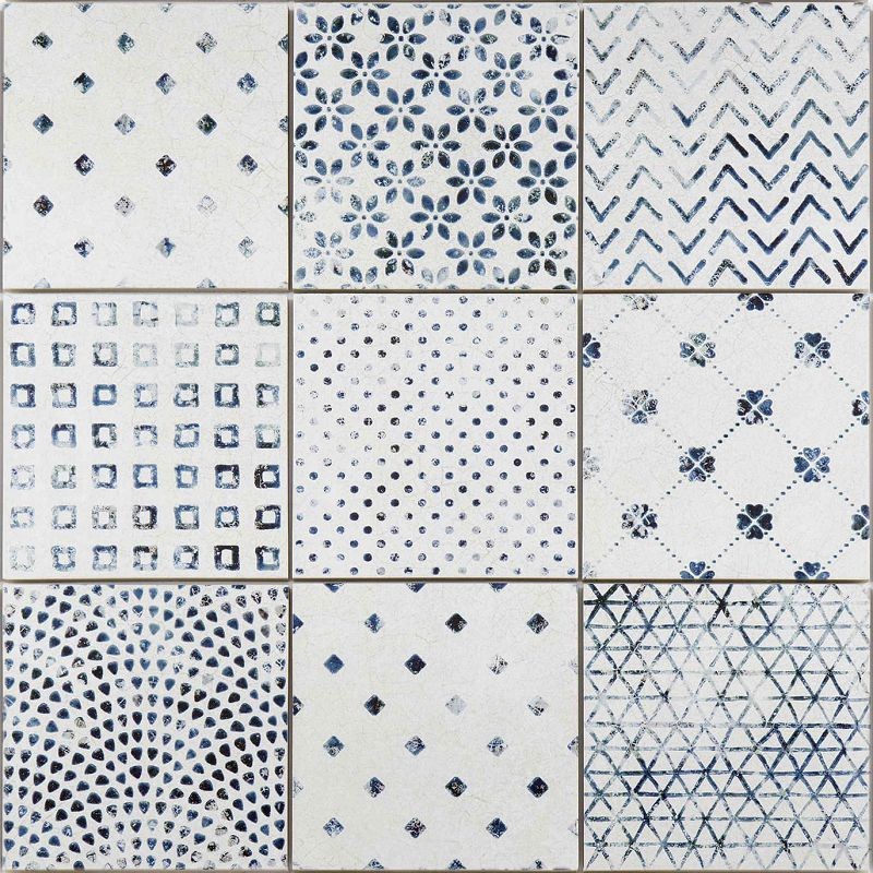 Barwolf Delft Palais Modern Vintage - Random Mix 18,5x18,5 płytka patchwork 117878
