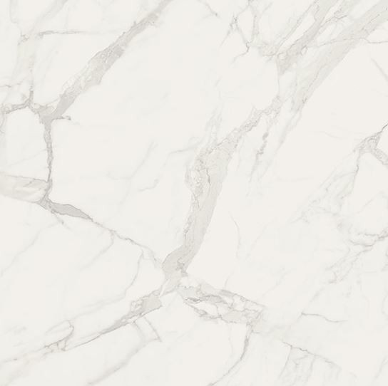 Gres imitujący marmur biało- szary Fioranese Marmorea Marmorea Bianco Statuario Połysk 75x75 70461