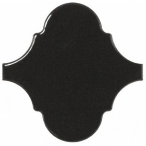 Equipe Scale Alhambra Black 12x12 płytka ścienna arabeska