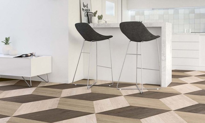 Płytki podłogowe trapecja marmur biały Wow 60 Grad 120280 Trapezium Calacatta 10x23 101150