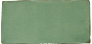 Płytki cegiełki zielone postarzane Decus Tradition Verde 7,5x15