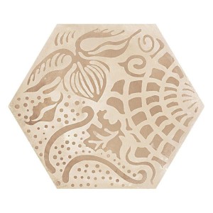 Marca Corona Terra Giglio Esagona Versione C 25x21,6 0405 płytki heksagonalne