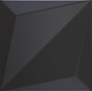 Dune Shapes Origami Black 25x25 187343 płytka ścienna