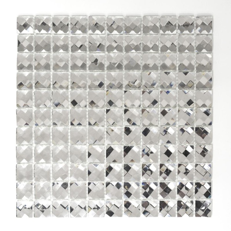 Mozaika kwadratowa diamentowa srebrna Metropol MM 0155 30,0 x 30,0 101907