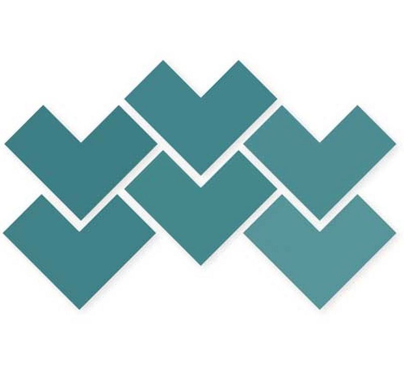 WOW Elle Floor Teal 18,5x18,5 płytka gresowa 155747