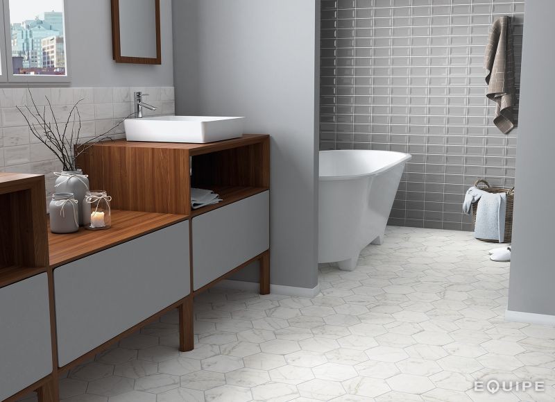Equipe Evolution Inmetro Light Grey 7,5x15 płytka ścienna 127571