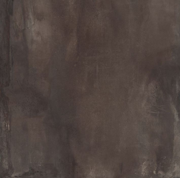 Płytki podłogowe cienkie duże włoskie rdzawe brąz ABK Interno 9 Dark Rett 120x120 11779