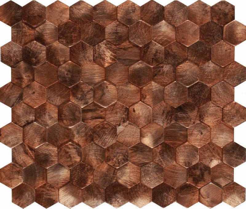 Dune Corten 26x30,2 187542 mozaika heksagonalna metalowa 104229