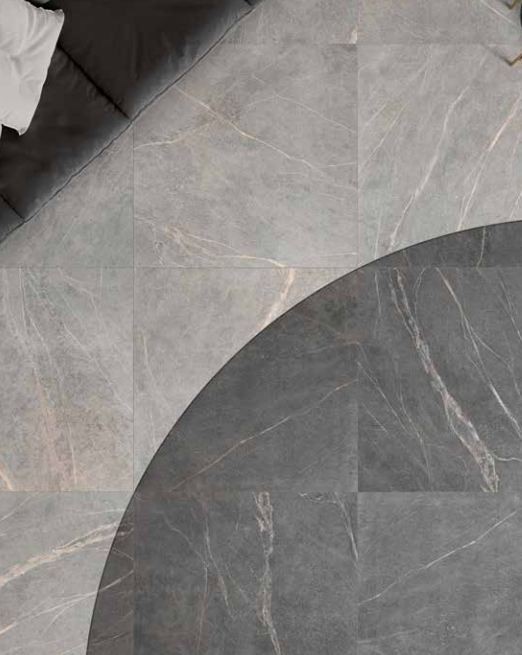 Płytki podłogowe marmur czarny Cercom Soap Stone Black 120x120 100667