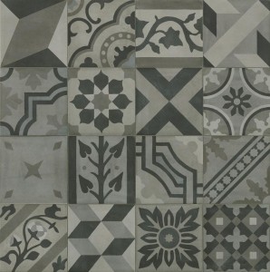 Marazzi D_Segni Blend Decoro Mix Carbone 20x20 M60C płytka gresowa patchwork mix