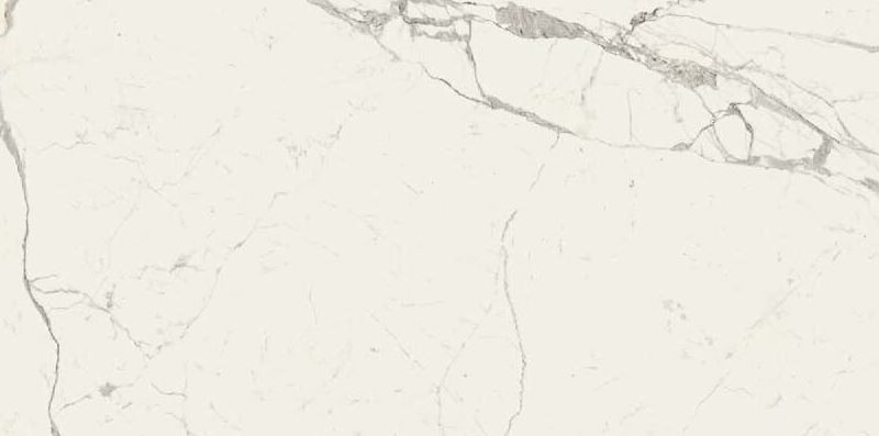 Spiek kwarcowy wiełkoformatowy marmur biały z szarymi żyłami Marazzi Grande Statuario Matt 120x240 36890