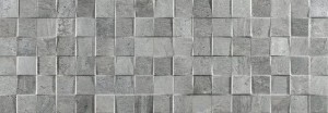 Płytki imitujące szary beton Porcelanosa Rodano mosaico Acero 33,3x100
