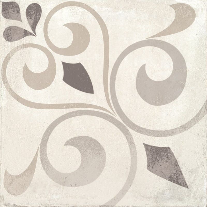 Monopole Avenue Grey Decor Leavs 18,7x18,7 płytki podłogowe patchworkowe 144901