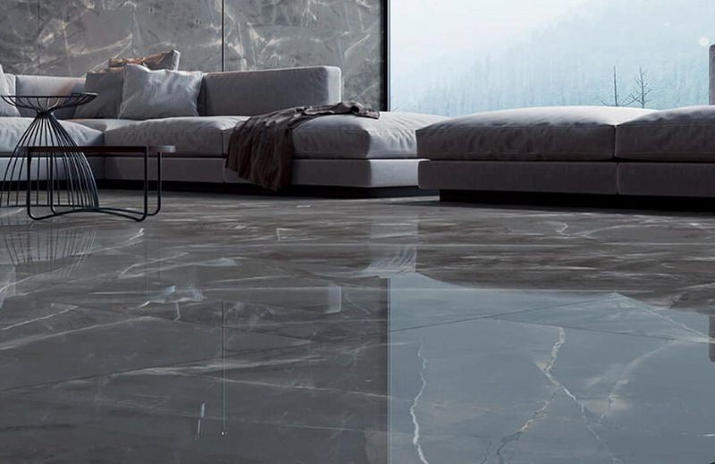 Space Anthracite Poler 60x120 gres rektyfikowany imitujący kamień 152081