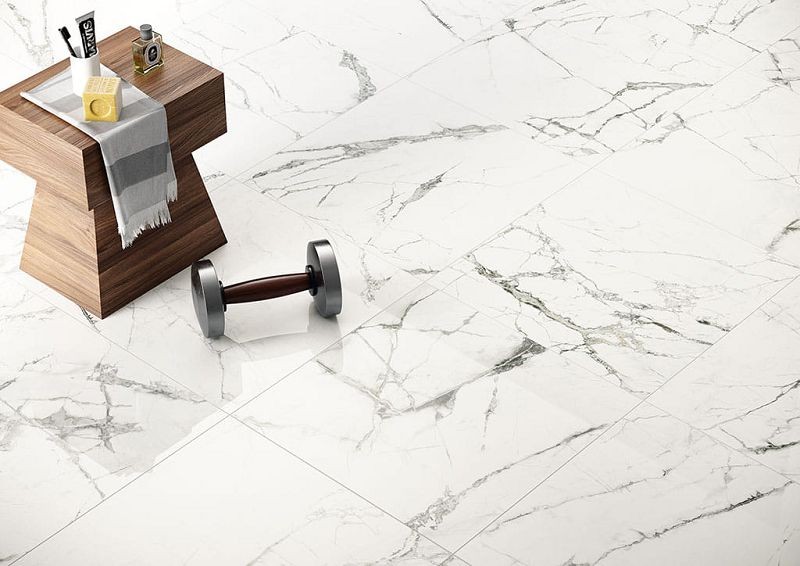 Fioranese Marmorea Intensa Bianco Luce Polished 74x74 M5751LR płytka imitująca marmur 130600