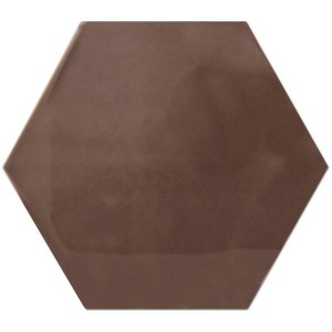 Antonus Hexagono Chocolate Brillo 17x15 płytka ścienna