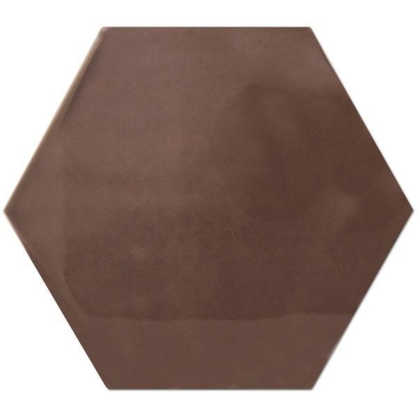 Antonus Hexagono Chocolate Brillo 17x15 płytka ścienna 158152